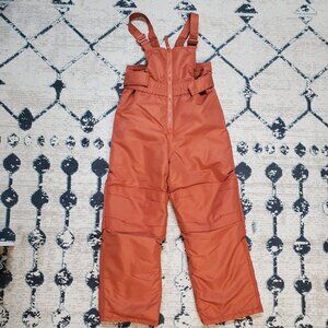 Cat and Jack Toddler 5T Snowpants Bib Rust Orange